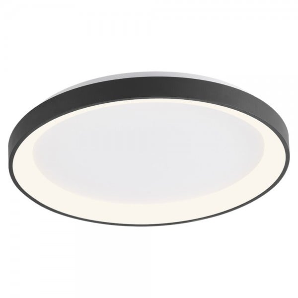 Plafoniera LED Bella BR-BH17-00281, 36W, 2680lm, lumina calda, neutra, rece, IP20, alba+neagra, Braytron