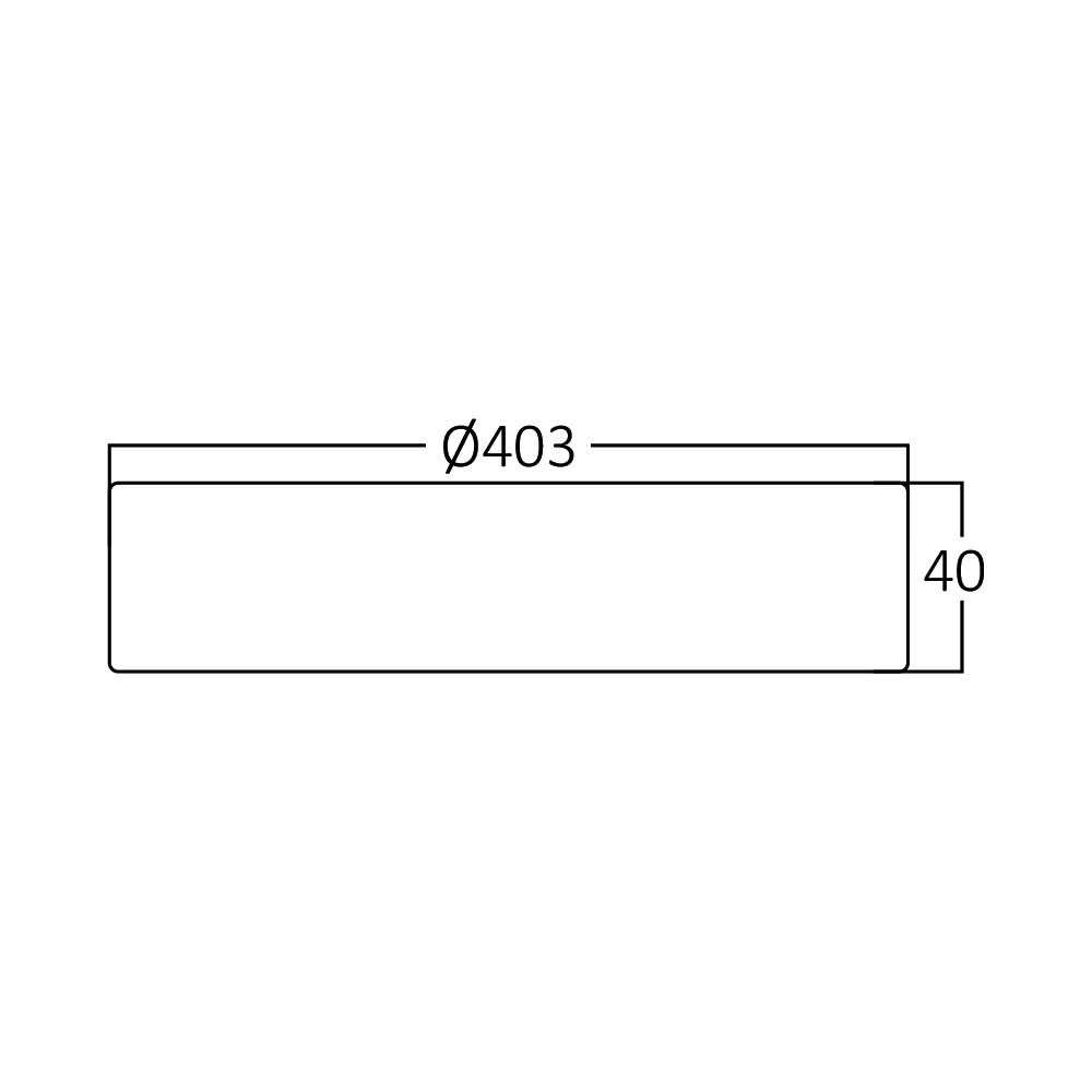 Plafoniera LED BP03-33600, rotunda, 36W, 2500lm, lumina calda, IP20, alba, Braytron