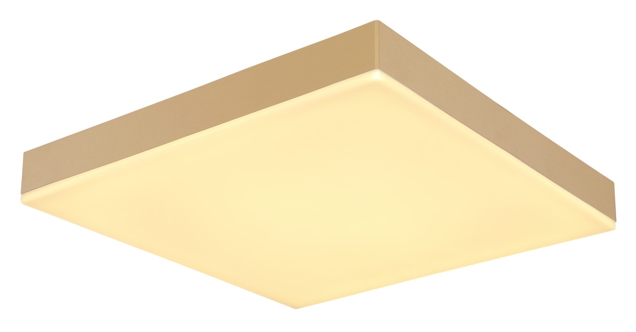 Plafoniera LED Doro, 18W, 1200lm, lumina calda 3000K, 30x30cm, IP20, alb/opal/alama, Globo Lighting