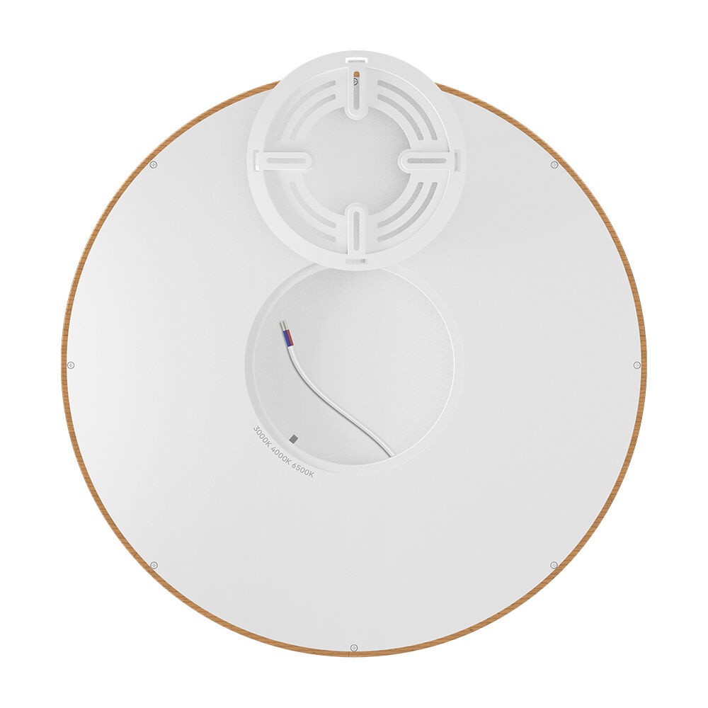 Plafoniera LED Jade 36W, lumina calda/neutra/rece, finisaj lemn, IP40, Braytron - imagine 6