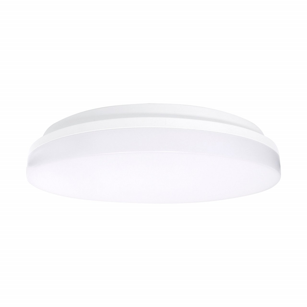 Plafoniera LED Plump KL151013, senzor de miscare, 18W, 1500lm, lumina neutra, alba, IP54, Klausen