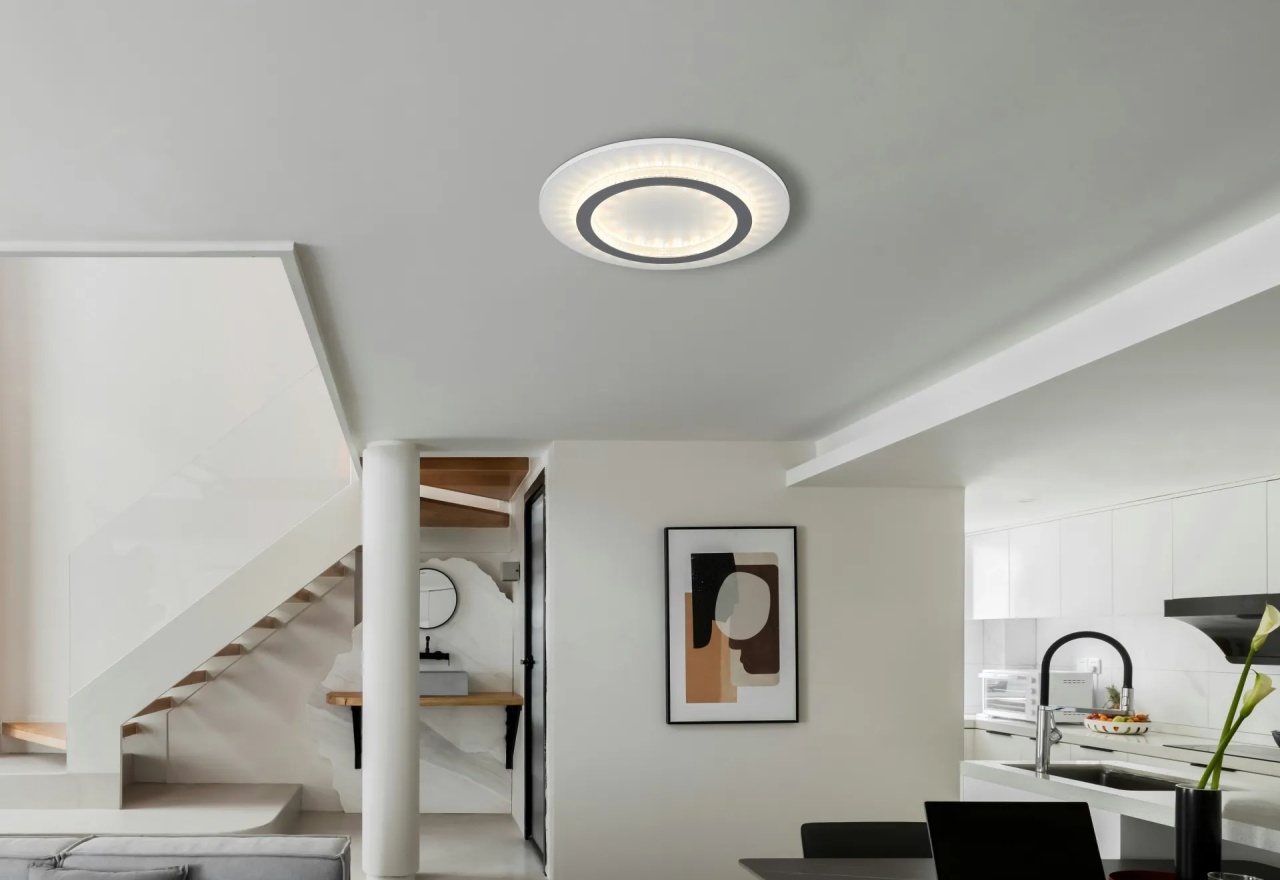 Plafoniera LED rotunda Jayden, 24W, 920lm, lumina calda/neutra/rece, IP20, gri/alba, Globo Lighting