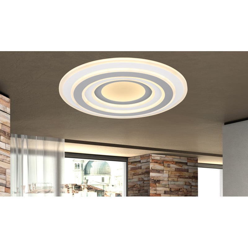 Plafoniera LED Sabatino 48011-46, cu telecomandă, 46W, 3200lm, lumina calda+neutra+rece, IP20, Globo Lighting - 1 | YEO