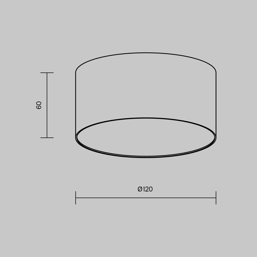 Plafoniera LED Zon C032CL-12W3K-RD-W, 12W, 660lm, lumina calda, IP20, alba, Maytoni