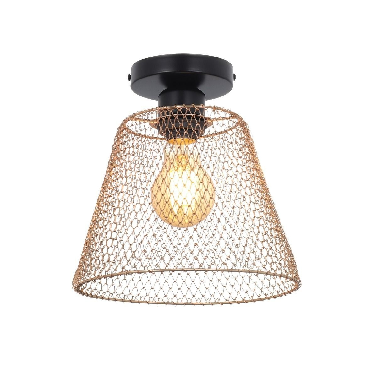 Plafoniera Loana PL1 G, E27, aurie, Klausen