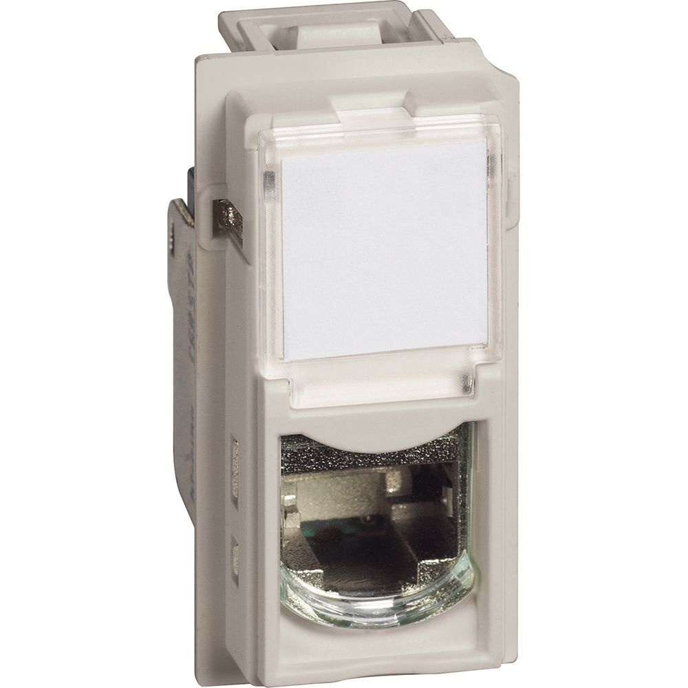 Priza RJ45 cat 6A, nisip, Bticino Living Now