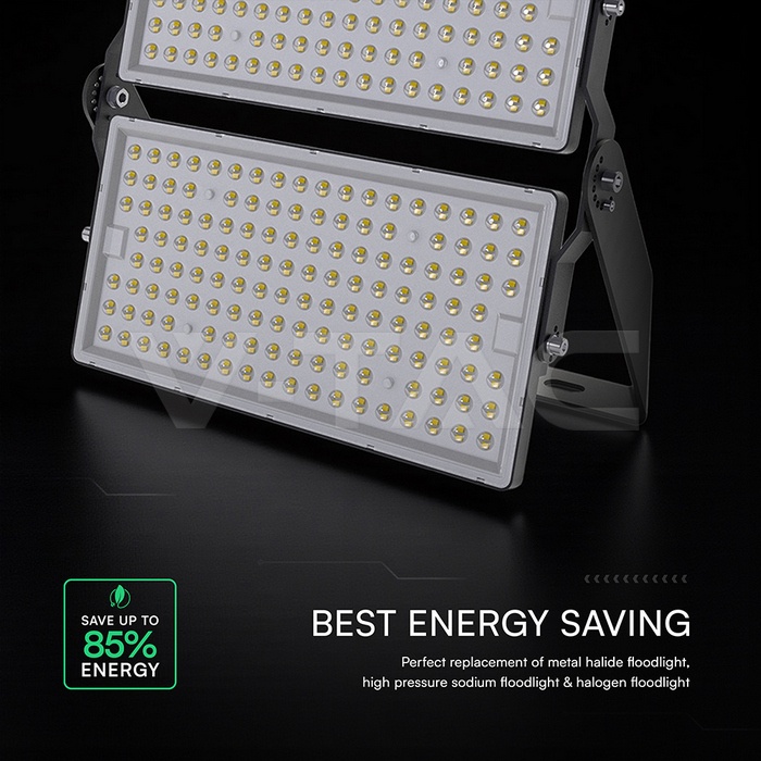 Proiector LED CREE 500W, lumina rece (6500K), 67500 lm, negru, IP65, V-TAC - imagine 4