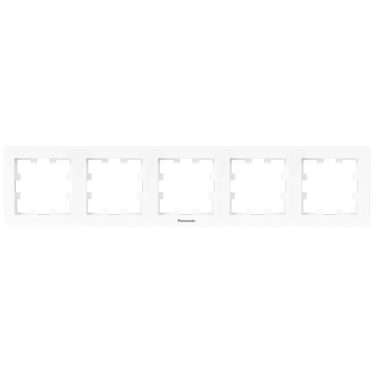 Rama 5 module orizontala, IP20, Alb, Panasonic Karre Plus 55