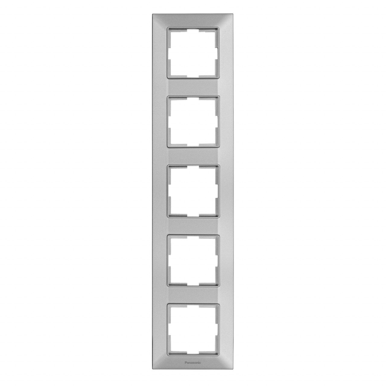 Rama 5 module, verticala, IP20, Argintiu, Panasonic Arkedia Slim