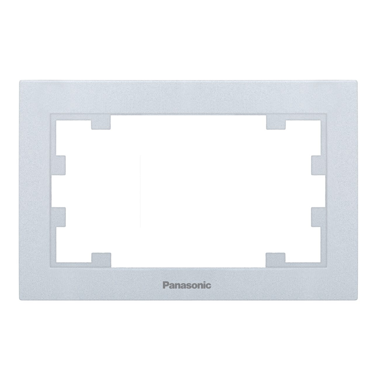 Rama priza dubla, IP20, Argintiu, Panasonic Karre Plus 55