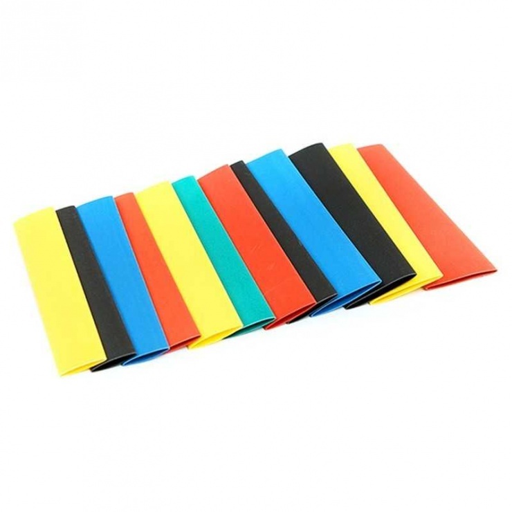 Set 328 buc tuburi termocontractabile, multicolor, 2:1, poliolefin, ignifuge, Rebel - 2 | YEO