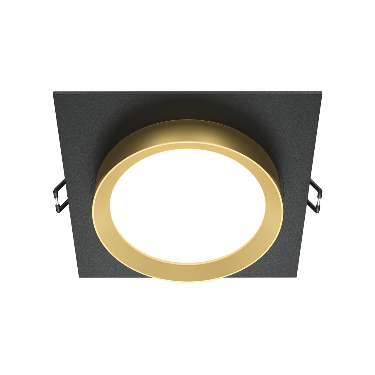 Spot Hoop, incastrat, 1xGX53, IP20, negru+auriu, Maytoni