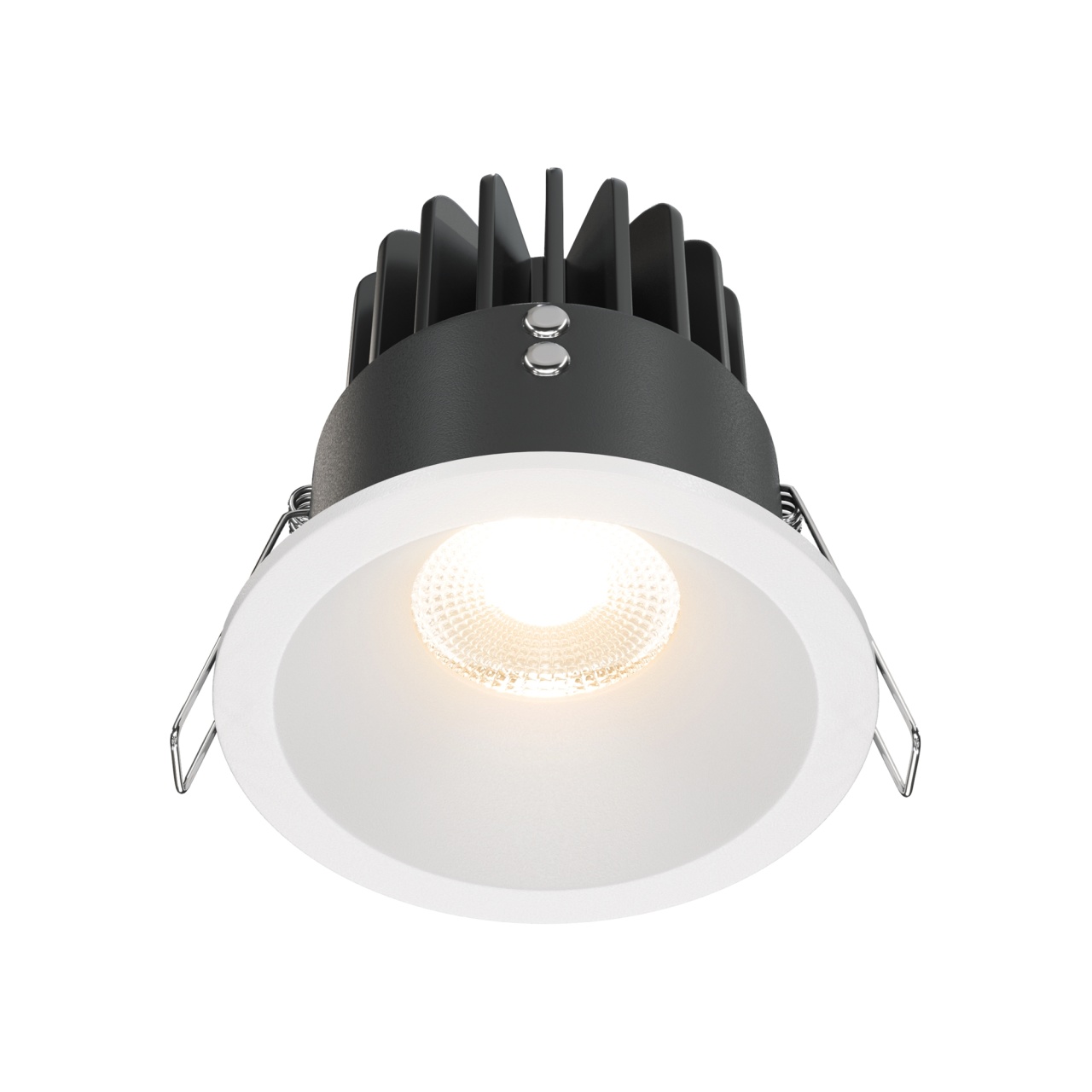 Spot LED 12W Incastrat, Dimabil, Maytoni, 910lm, Lumina Calda (3000K), Alb