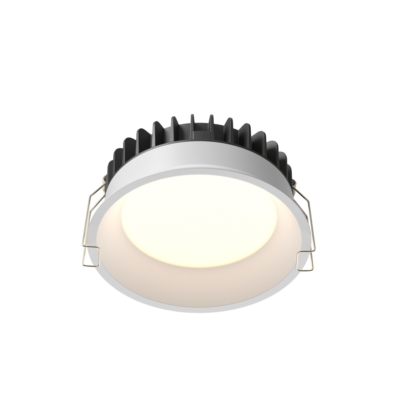 Spot LED 12W Incastrat, Maytoni, 900lm, Lumina Calda+Neutra+Rece, Alb