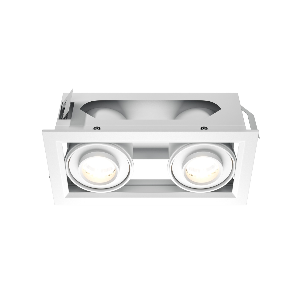 Spot LED 20W Incastrat, Maytoni, 1450lm, Lumina Calda (3000K), Alb