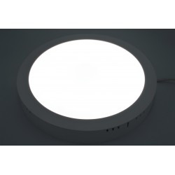 Spot LED 24W Aplicat, Rotund, Panasonic, 1850lm, Lumina Calda (3000K), Alb