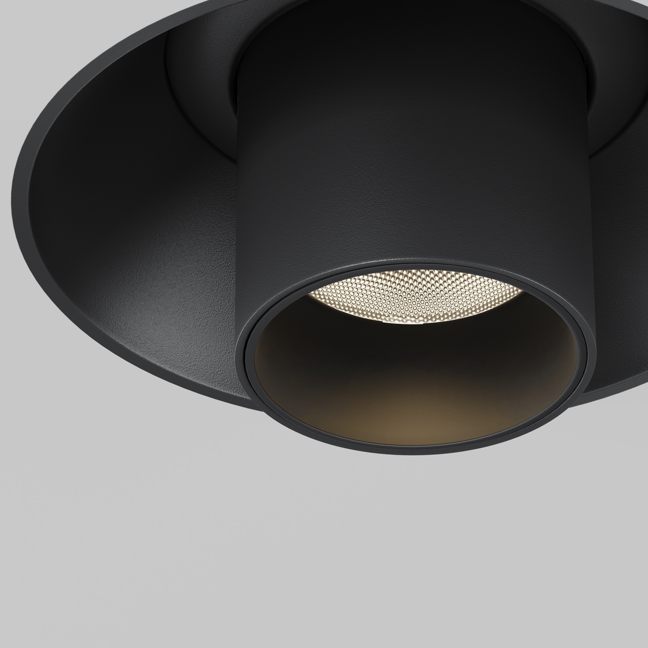 Spot LED 7W Incastrat, Maytoni, 460lm, Lumina Calda (3000K), Negru - 1 | YEO
