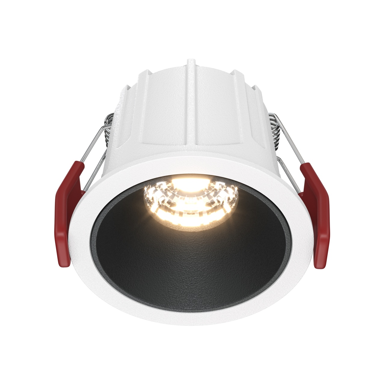 Spot LED Alfa DL043-01-10W3K-D-RD-WB, dimabil, 10W, 450lm, lumina calda, IP20, alb+negru, Maytoni