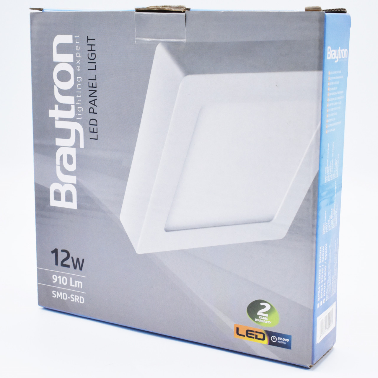 Spot LED BP04-31230, 12W, 910lm, lumina rece, IP20, alb, Braytron