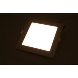 Spot LED LPLA21W123, patrat, incastrat, 12W, 850lm, lumina calda, IP20, alb, Panasonic - 3 | YEO