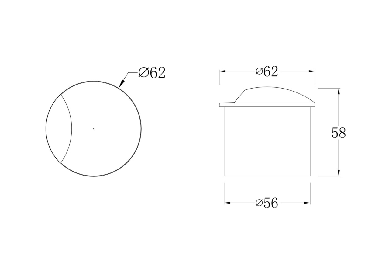 Spot pentru exterior LED Biscotti O035-L3W3K, incastrat, 3W, 60lm, lumina calda, IP65, alb, Maytoni