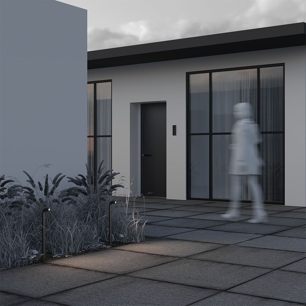 Stalp exterior Sleek, 2W, lumina calda (3000K), IP65, grafit, Maytoni - imagine 5