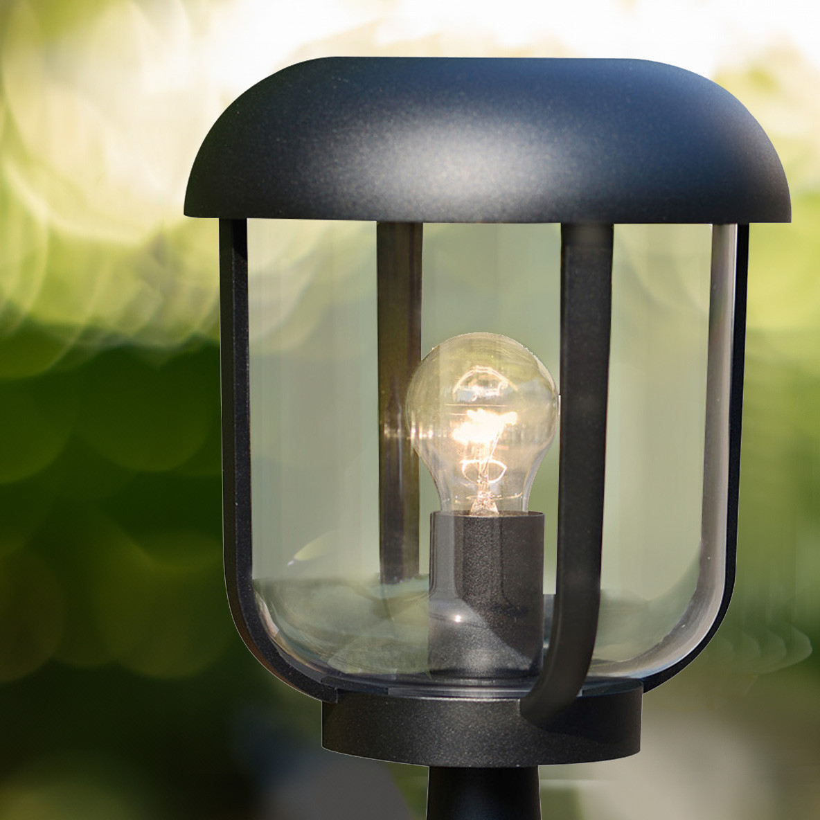 Veioza pentru exterior Tolson, 1 bec, dulie E27, neagra, Klausen - imagine 5