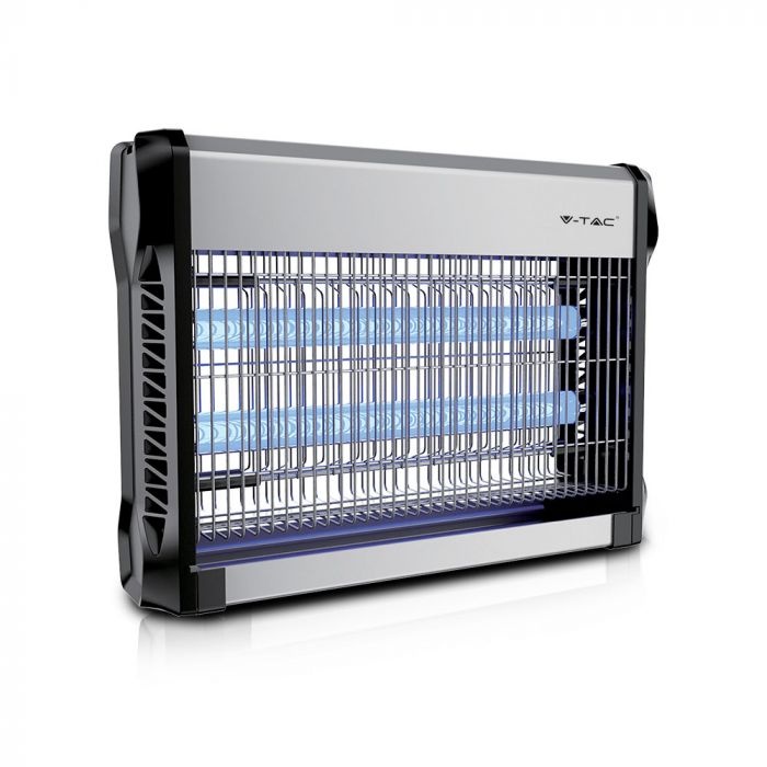 Aparat anti insecte V-TAC VT-3220, 20W, AC 220-240V, aluminiu, EU plug, 80m2