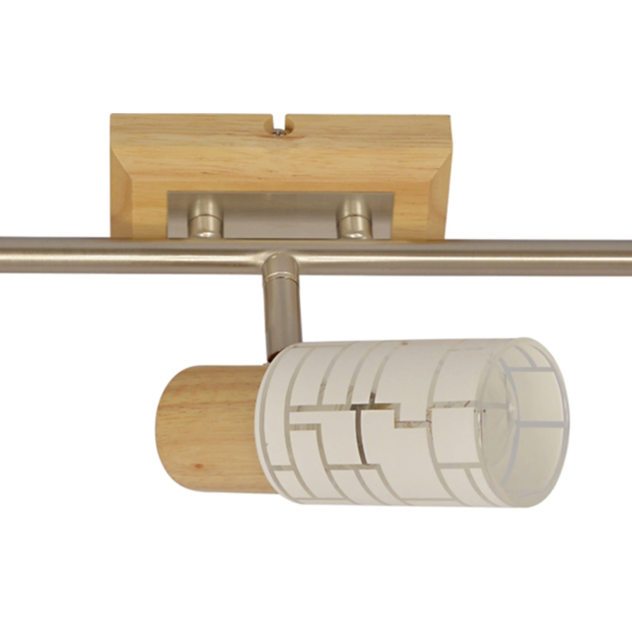 Aplica Aldo KL9112, 3xE14, lemn natur si alb, stil clasic, IP20 - imagine 3