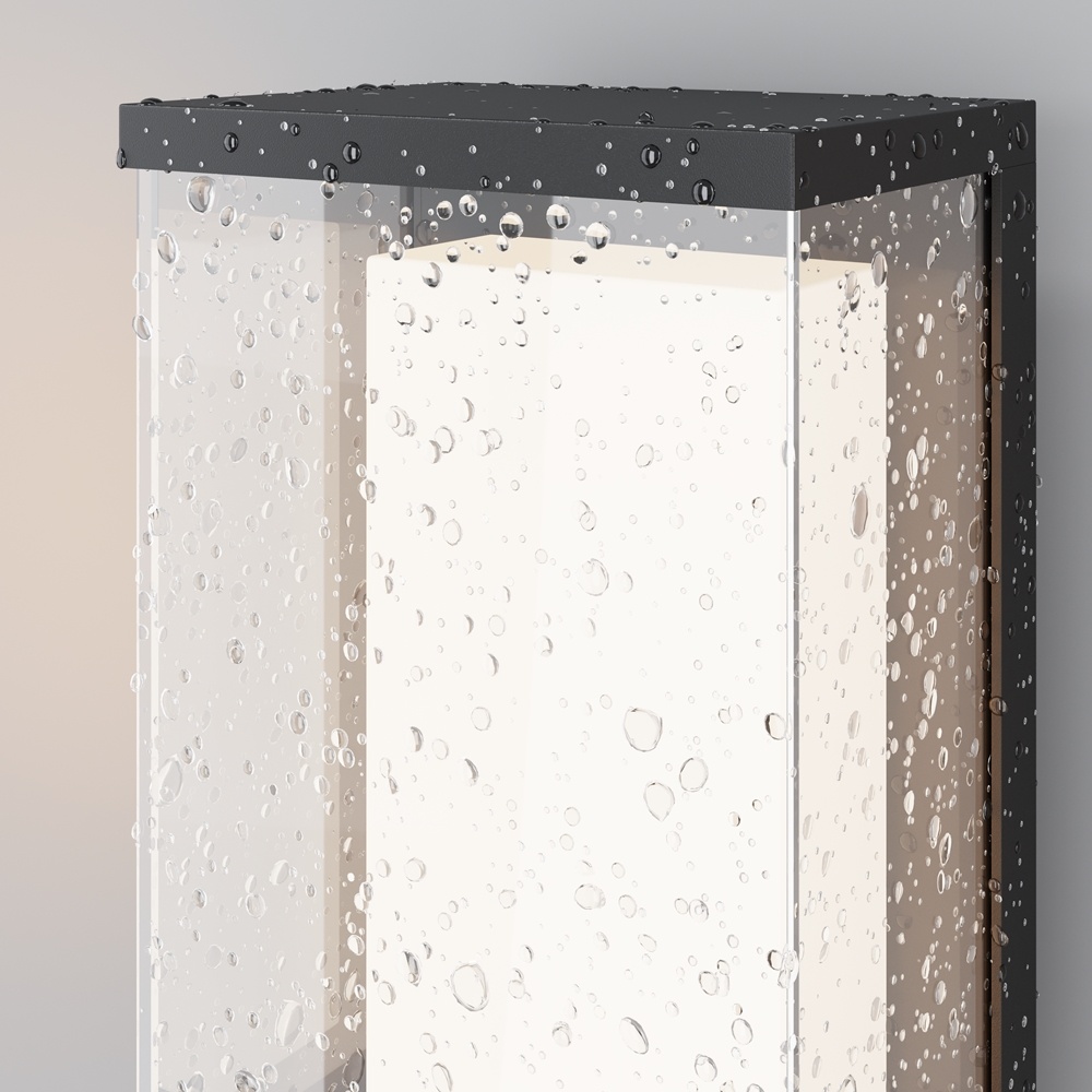 Aplica exterior Baker Street, 10W, lumina calda (3000K), IP65, neagra, Maytoni - imagine 4