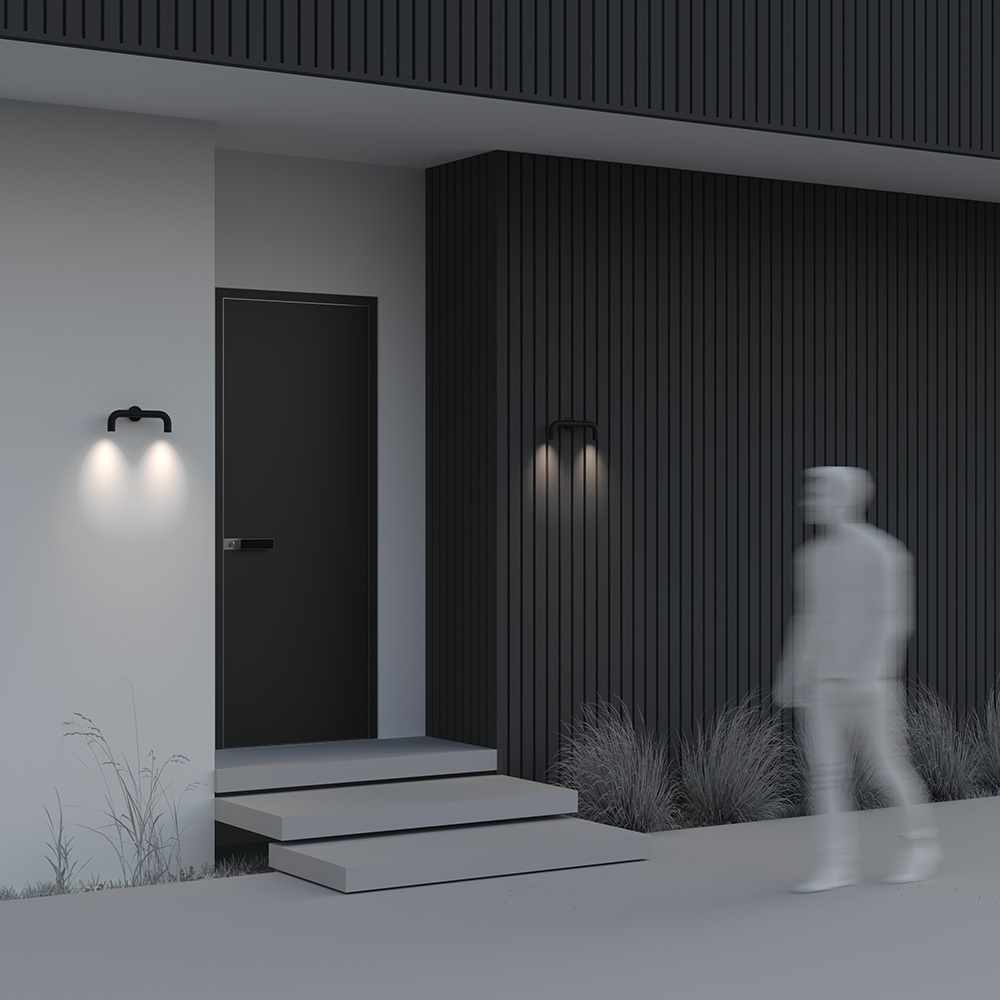 Aplica exterior Sleek, 4W, lumina calda (3000K), IP65, grafit, Maytoni - imagine 5