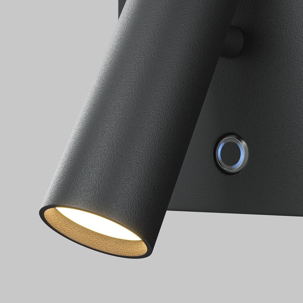 Aplica LED Aron, 7W, lumina calda (2700K), negru, Maytoni - imagine 4