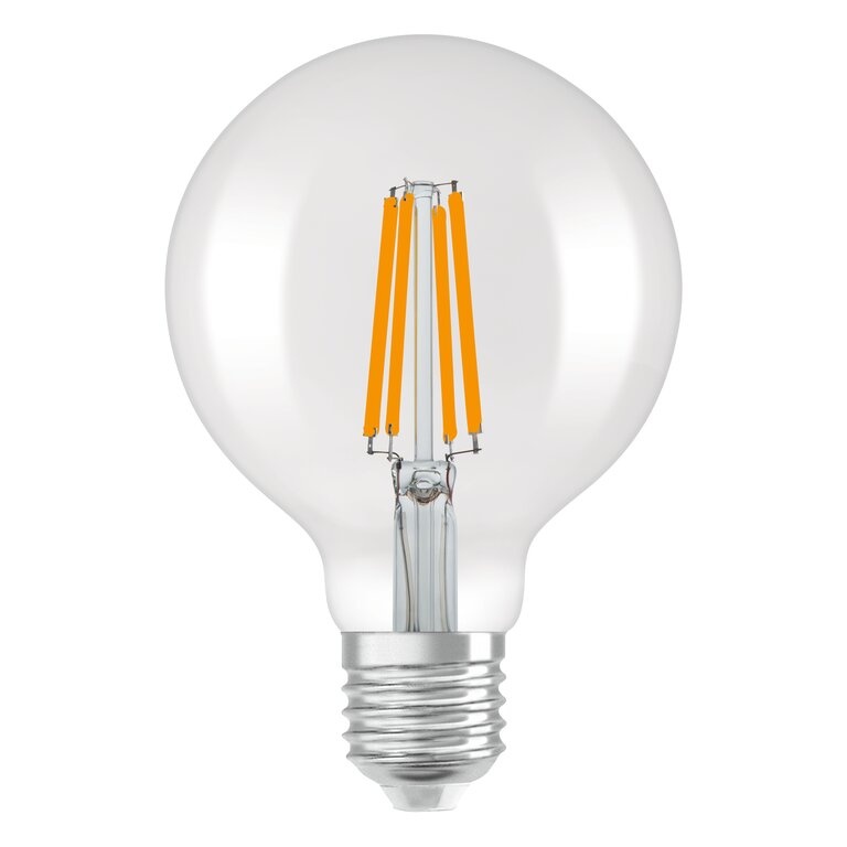 Bec LED 7.5W(75W) Osram G95, E27, 1055 lm, lumina neutra(4000K), stil vintage, clasa energetica D - imagine 2
