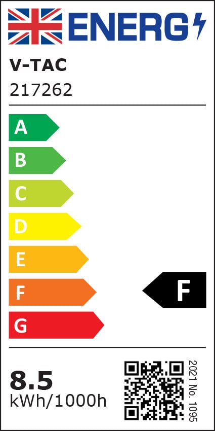 Bec LED 8.5W (60W), E27, A60, 806 lm, lumina rece (6500K), opal, V-TAC