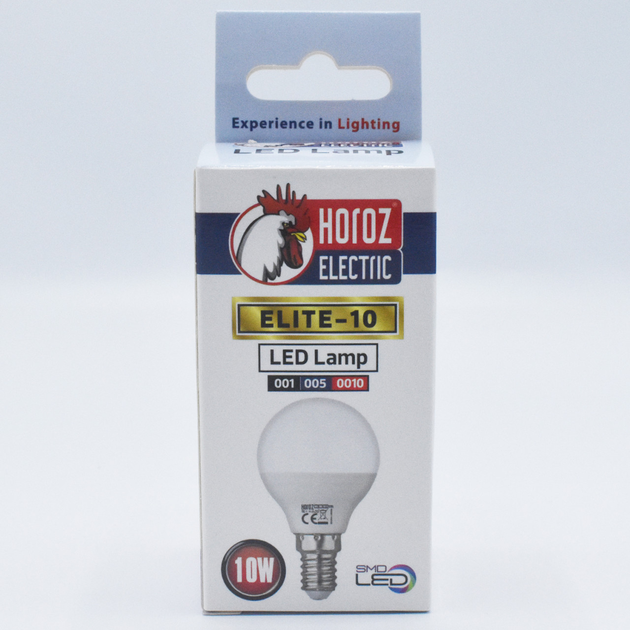 Bec LED sferic 10W(90W) Horoz Electric, E14, 1000 lm, lumina rece (6400K), clasa energetica F - 2 | YEO