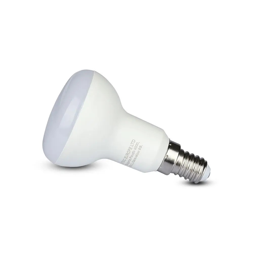 Bec LED V-TAC, cip Samsung, 6W(40W), R50, E14, 470 lm, lumina calda (2700K), clasa energetica F - imagine 8