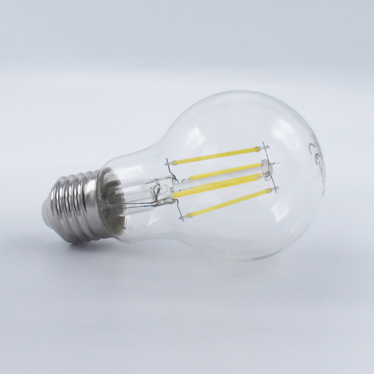 Bec LED Vintage Optonica, 6W(42W), E27, A60, 630 lm, lumina neutra (4000K), transparent, clasa energetica F - 3 | YEO
