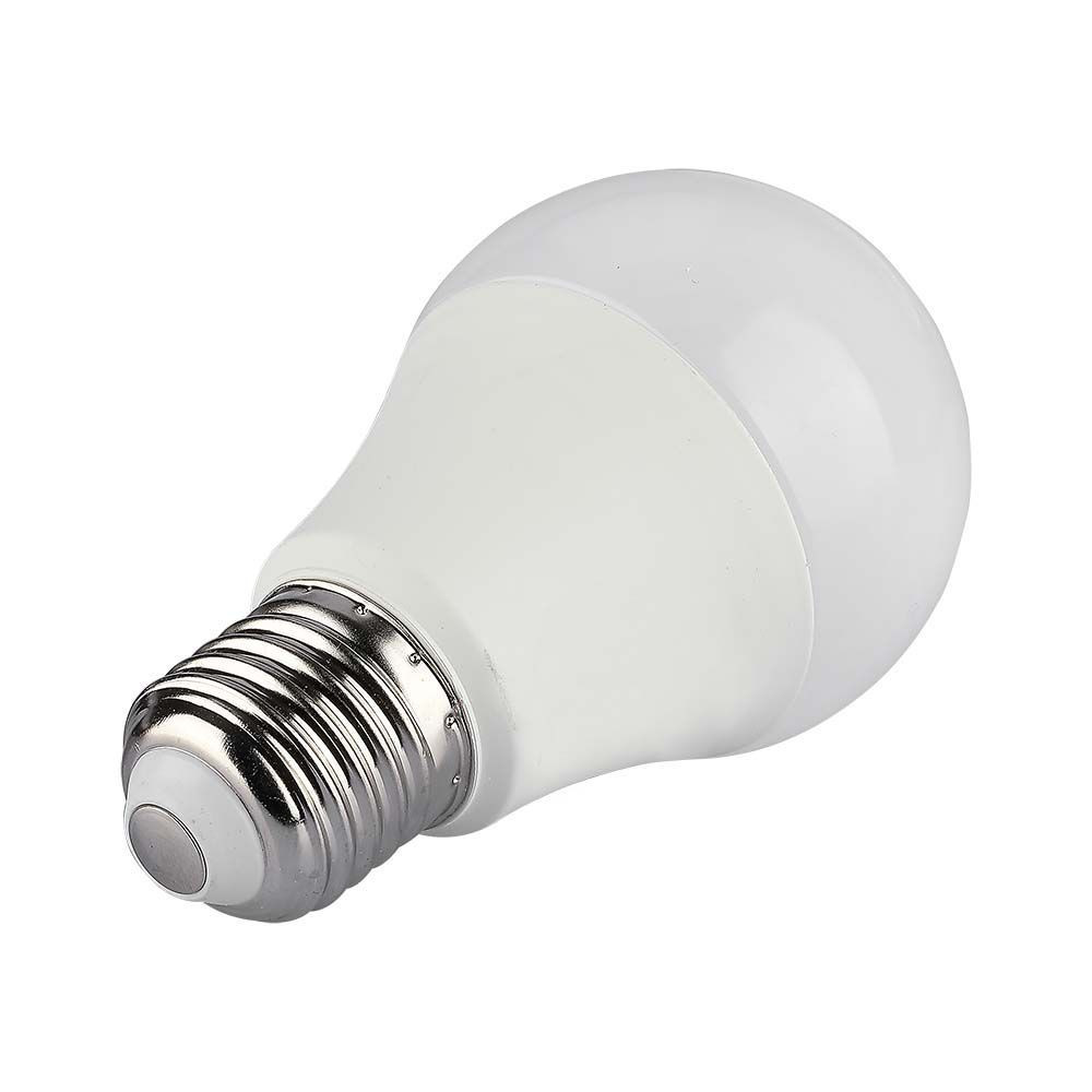 Bec Smart LED 8.5W(55W) V-TAC, E27, RGB+CCT, 2700-6500K, compatibil Alexa si Google, clasa energetica F