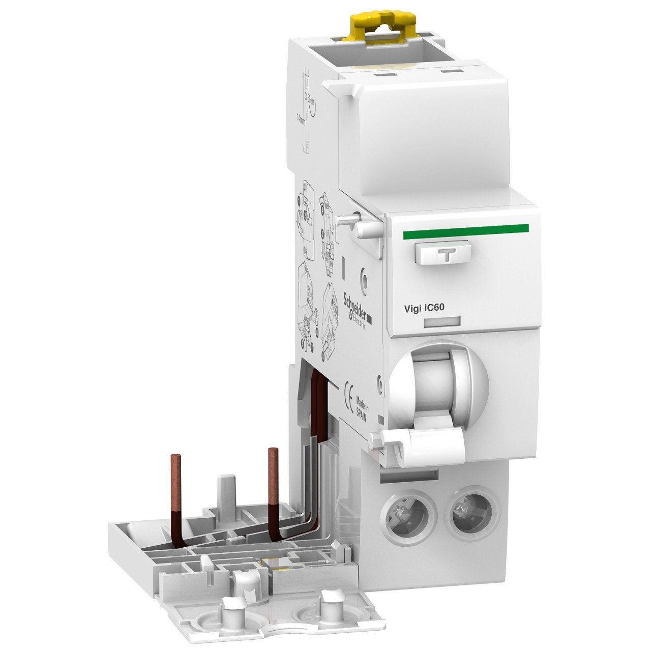 Bloc protectie diferentiala, 2P, max 25A, 100mA, tip AC, Schneider