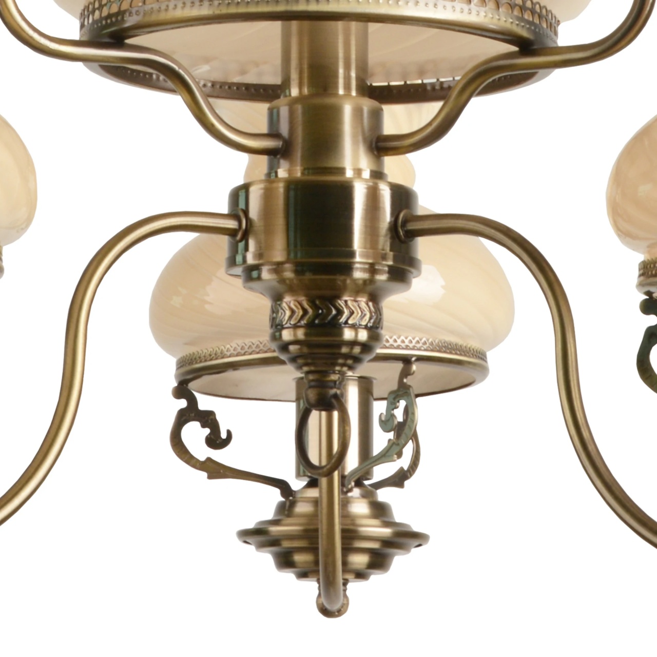 Candelabru Russet KL104004, 4xE27, bronz si crem, stil vintage, IP20 - imagine 5