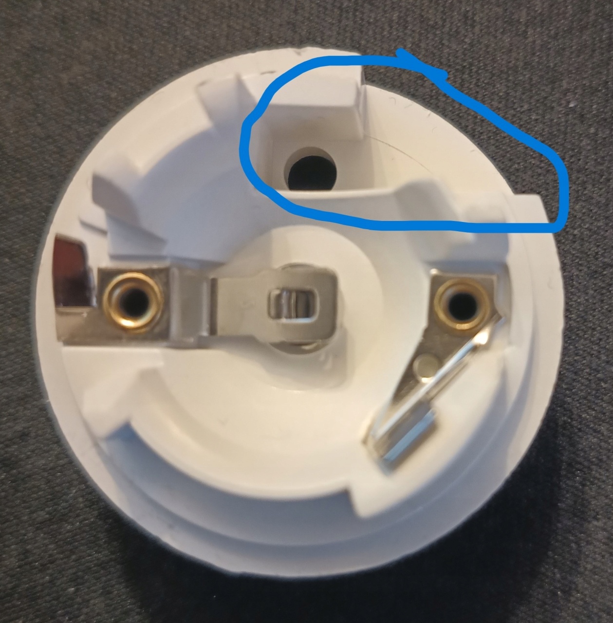 Dulie metalica vintage E27 Delphia, finisaj cupru - imagine 3