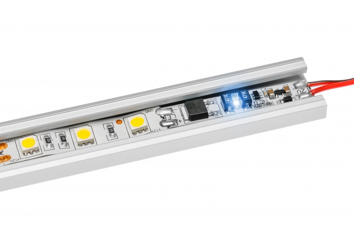 Intrerupator banda led montaj in profil, max. 60W cu bandă adezivă, GTV - 1 | YEO