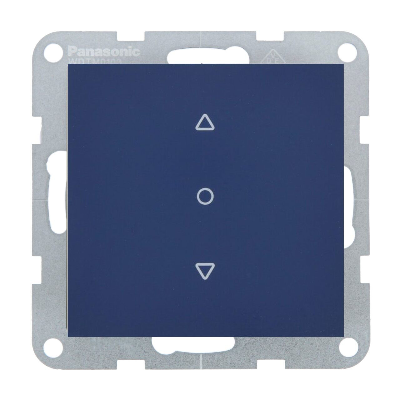 Intrerupator jaluzele 10A, IP20, Ocean, Panasonic Karre Plus 55 Soft Touch
