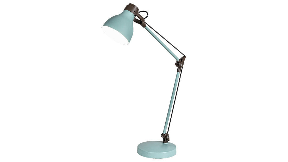 Lampa de birou Carter 6409, cu intrerupator, 1xE14, menta, IP20, Rabalux