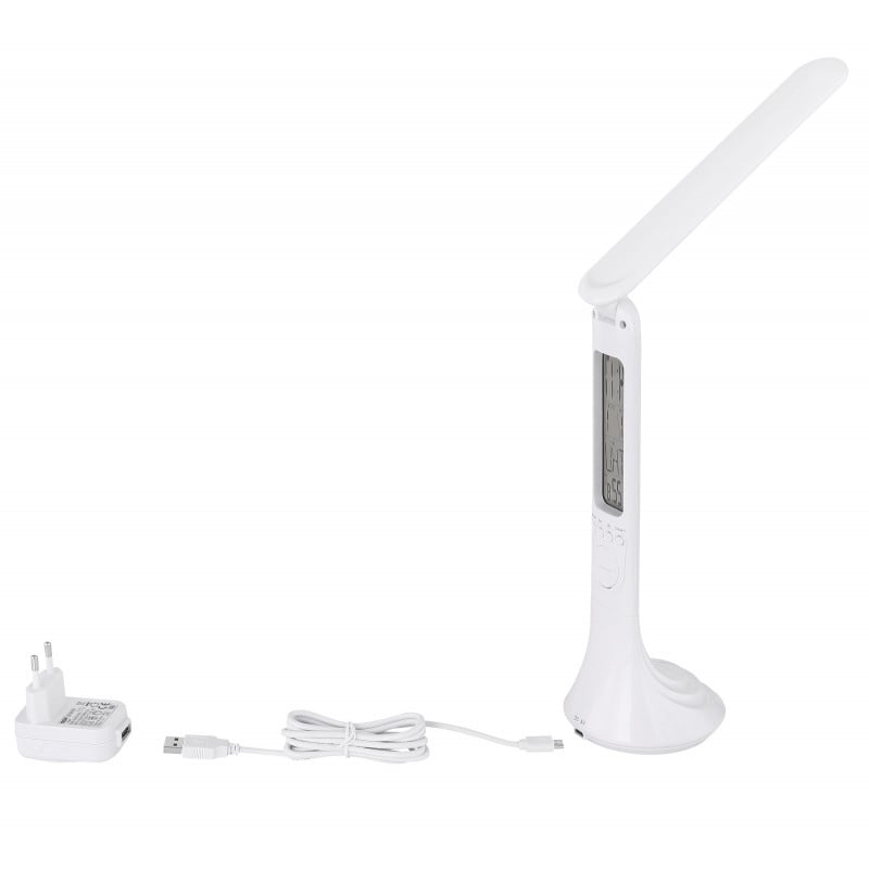 Lampă de birou LED Tyrell 58329W, dimabila, cu intrerupator touch, 4W, 200lm, lumina neutra, alba, IP20, Globo