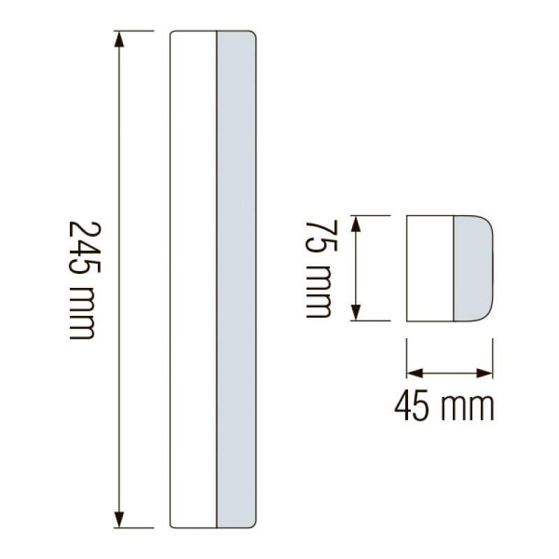 Lampa Exit LED 13W Horoz, 26 leduri, IP20, autocolant inclus