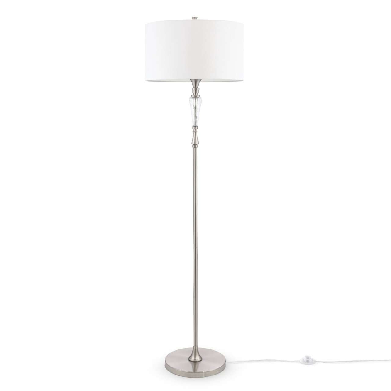 Lampadar Alicante MOD014FL-01N, cu intrerupator, 1xE27, crom+alb, IP20, Maytoni - 2 | YEO