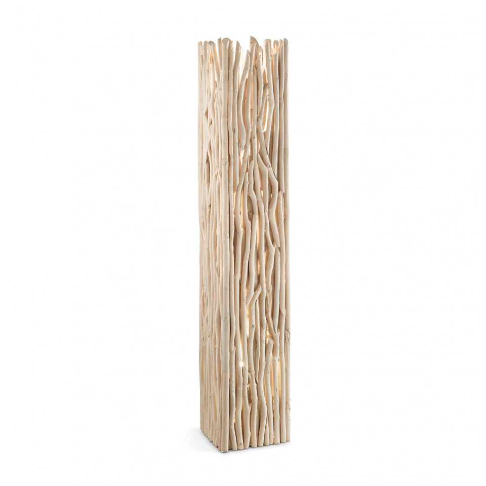 Lampadar Driftwood 180946, cu intrerupator, 2xE27, natural, IP20, Ideal Lux