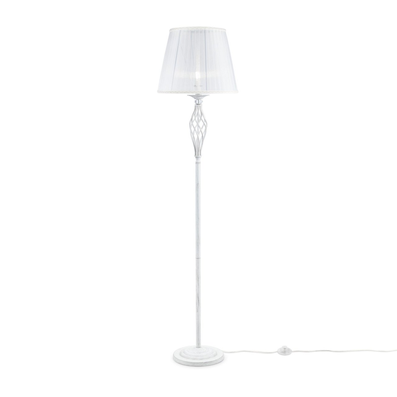 Lampadar Grace ARM247-11-G, cu intrerupator, 1xE14, alb+auriu, IP20, Maytoni - 3 | YEO