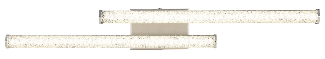 Lustra LED Kirina, 2 brate, 12W, 1000 lm, lumina neutra (4000 K), IP20, nichel mat/cristale, Globo Lighting - 3 | YEO
